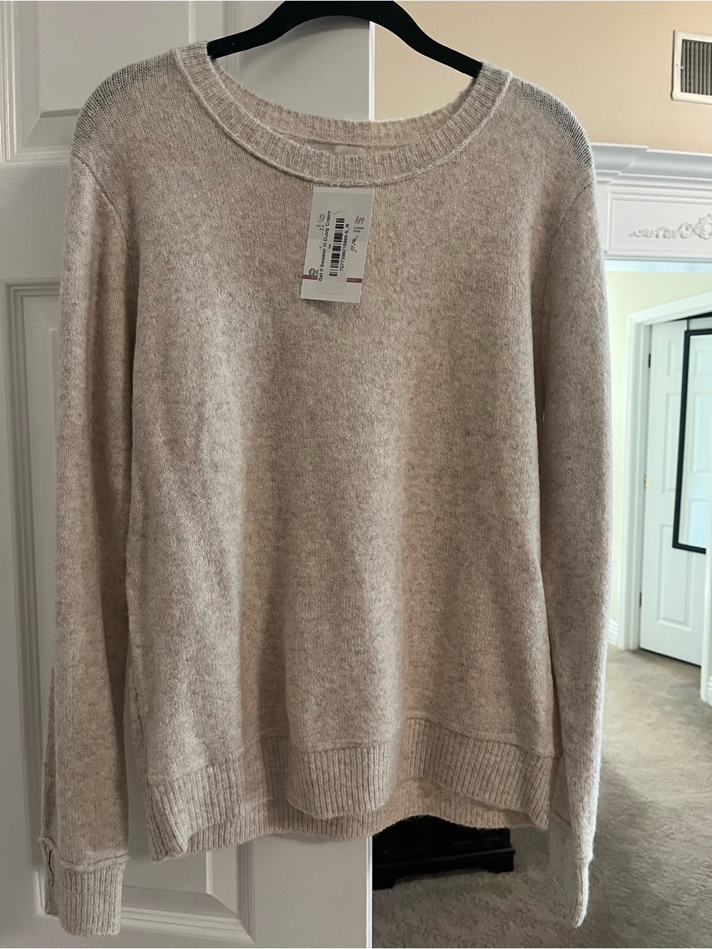 Becool Crewneck Sweater in Oatmeal